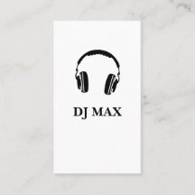 DJ, Music, Club, Business Card