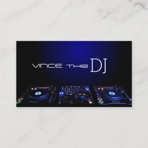 DJ Music Club Business Card