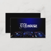 DJ, Music, Club, Business Card (Front/Back)