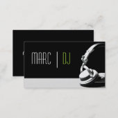 DJ Music Club Entertainment Business Card     (Front/Back)