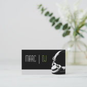 DJ Music Club Entertainment Business Card     (Standing Front)
