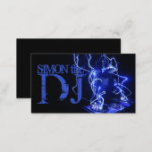 DJ Music Club Entertainment Business Card     (Front/Back)