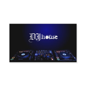 DJ, Music, Entertainment Business Card