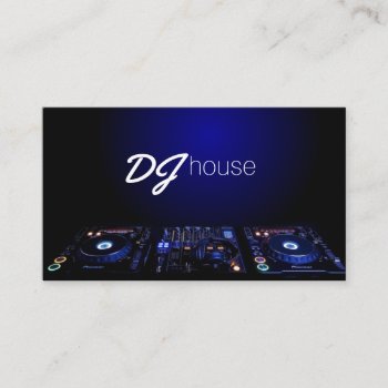 Dj  Music  Entertainment Business Card by olicheldesign at Zazzle