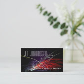 DJ Music Explosion Professional Business Cards (Standing Front)