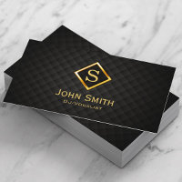 DJ Music Gold Diamond Monogram Deejay Business Card