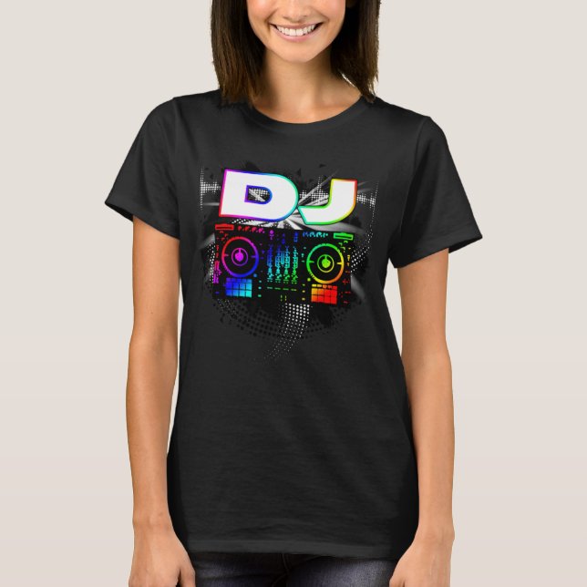 Dj Music Lover Music Player Sound Cool Funny Gift T-Shirt (Front)
