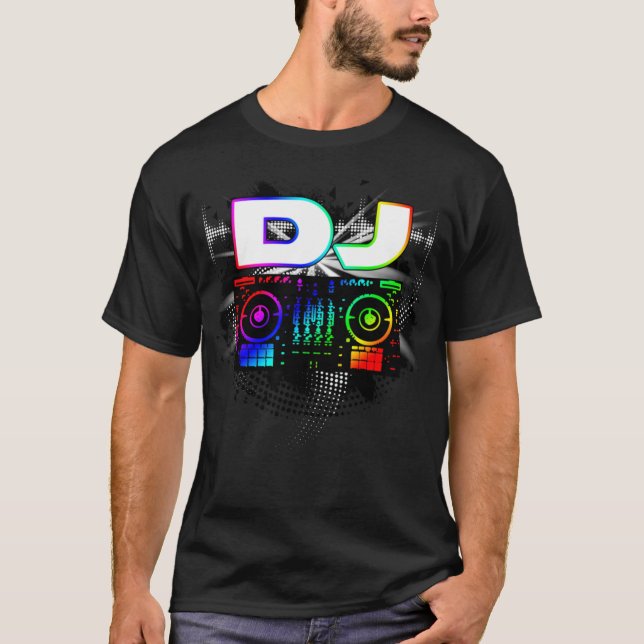 Dj Music Lover Music Player Sound Cool Funny Gift T-Shirt (Front)