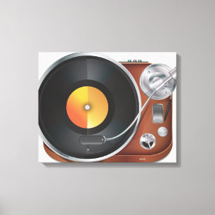 DJ Music Player Canvas Print