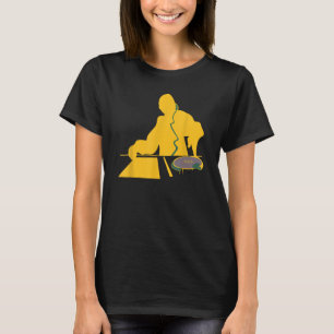DJ Music Player Headphones Mixing Gift EDM House T T-Shirt