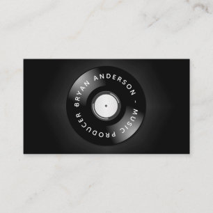 Dj - Music Producer Business Card