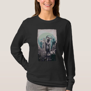 Dj Music Studio Giant Squirrel Standing In City T-Shirt