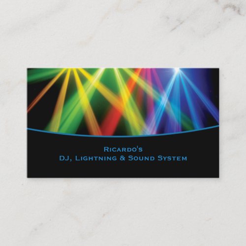 DJ / Musical Company Business Card