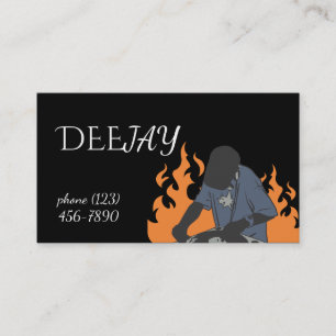 Dj Musician Business Card