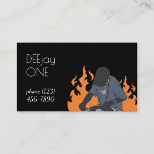 Dj Musician Business Card