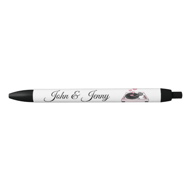 DJ Musician Custom Wedding Favor Gift Pen (Front)