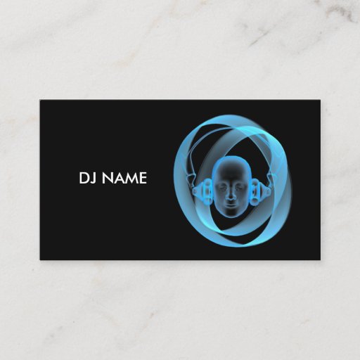 Customizable dj_name business card