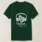 DJ name headphone white on dark graphic t-shirt