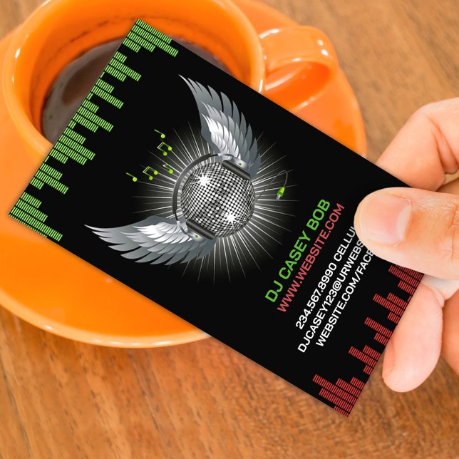 DJ Night Club Business Card Template (Creator Uploaded)