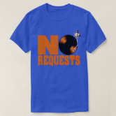 T-shirt "NO F****ING REQUEST" Pour DJs - Taille M - Noir Avec Lettrage Blanc/rose - Marque Gildan