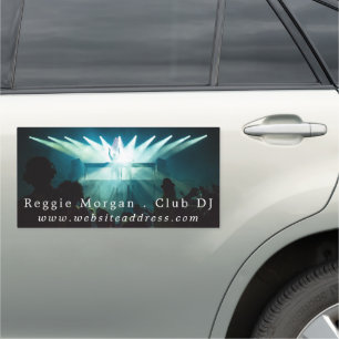 DJ on Stage, Professional DJ Car Magnet