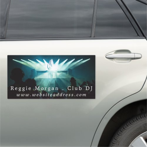 DJ on Stage Professional DJ Car Magnet