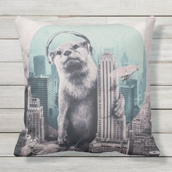 Dj Outdoor Pillow by ikiiki at Zazzle