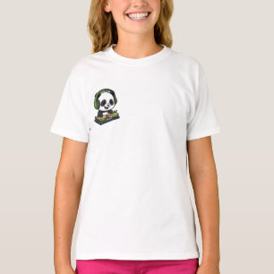 DJ Panda Bamboo Beats Kids T-Shirt