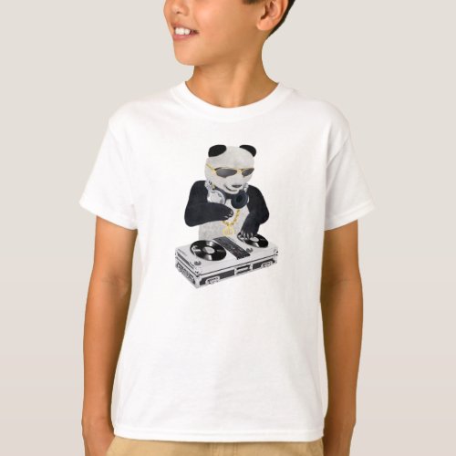 DJ Panda Bling Bling T_Shirt