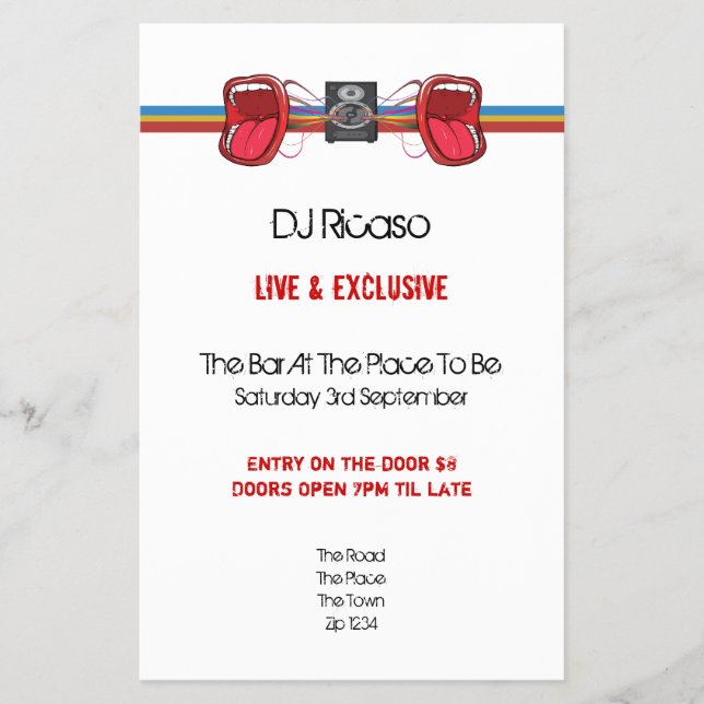 DJ Party Flyer (Front)