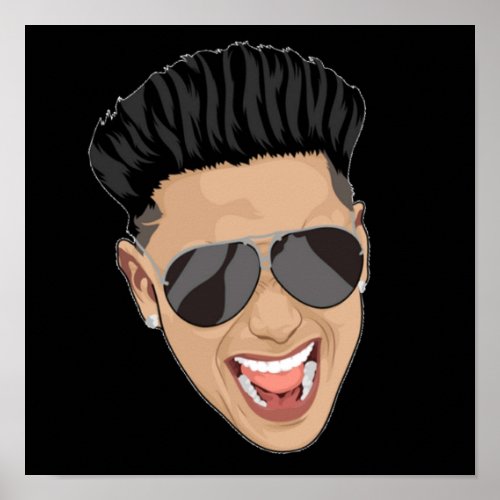 Dj pauly d face  poster