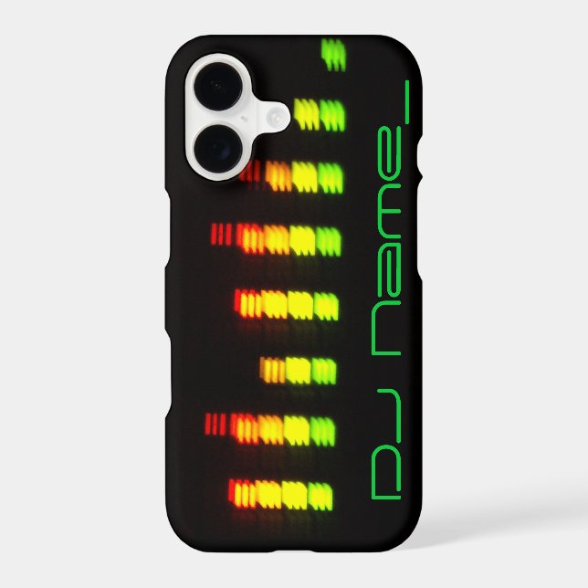 Dj Personal Equalizer Bar Iphone Case (Back)