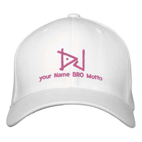 DJ Personalizable Cap Your Own Text Bro  Babe