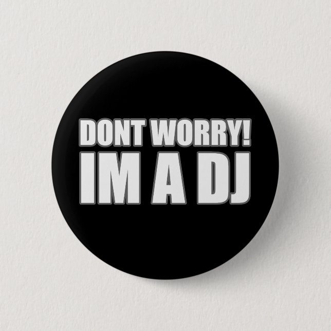 DJ PINBACK BUTTON (Front)