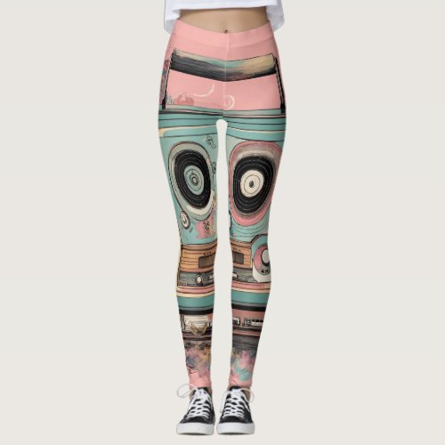  DJ Print Leggings for Music Lovers