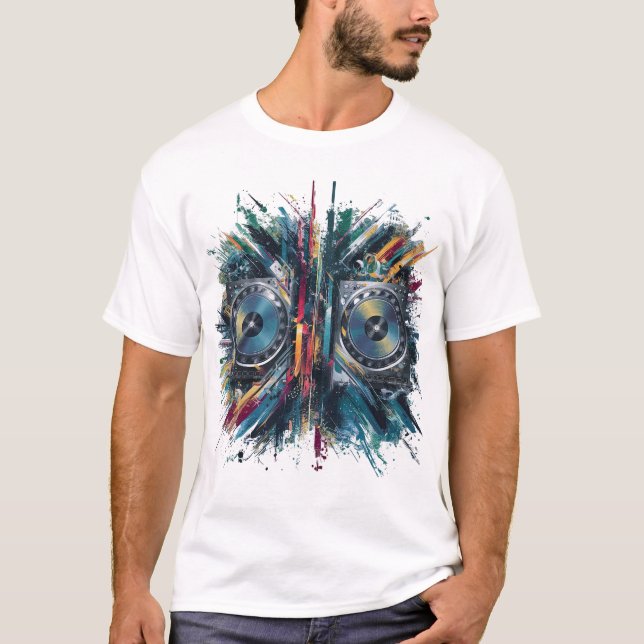 Dj Print T-Shirt (Front)