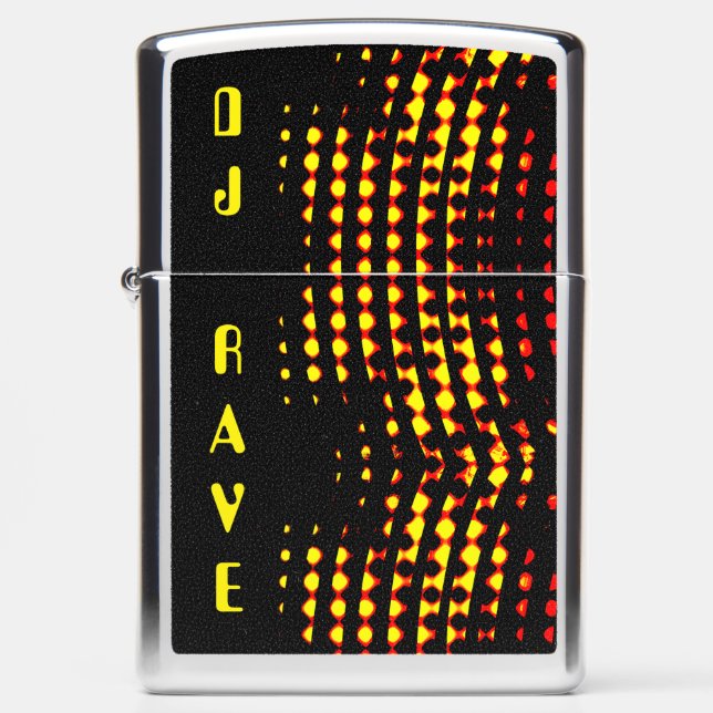 DJ Rave Zippo Lighter (Front)