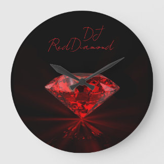 DJ RedDiamond Large Clock