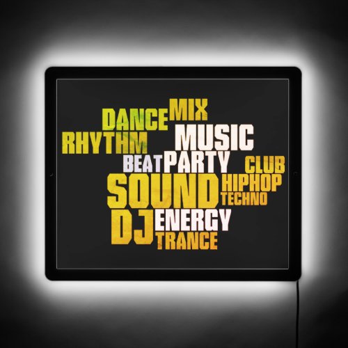 DJ Remixer Party LED Sign