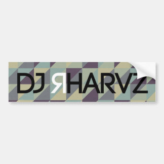 DJ RHARVZ BUMPER STICKER
