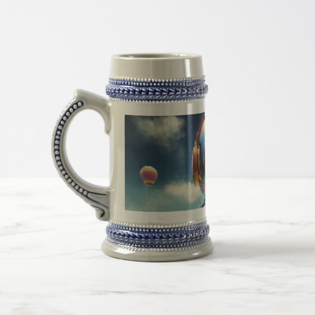 DJ Robot Mug - Futuristic Mixing Console Design (Left)