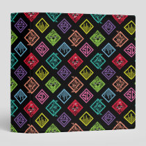 DJ Scooby-Doo Pattern 3 Ring Binder