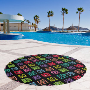 DJ Scooby-Doo Pattern Beach Towel