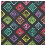 DJ Scooby-Doo Pattern Fabric