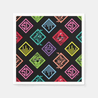 DJ Scooby-Doo Pattern Napkins