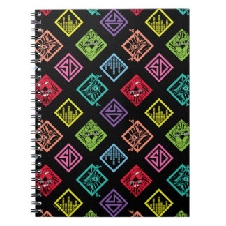 DJ Scooby-Doo Pattern Notebook