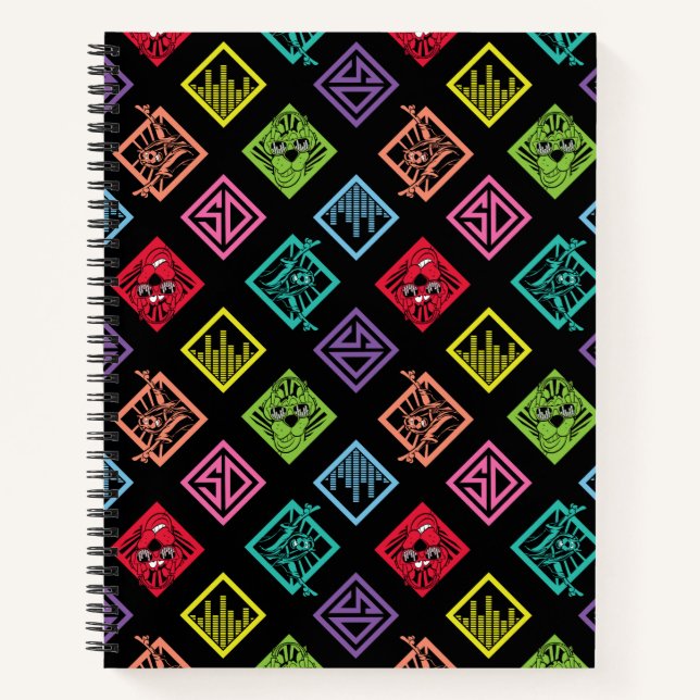 DJ Scooby-Doo Pattern Notebook (Front)