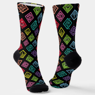 DJ Scooby-Doo Pattern Socks
