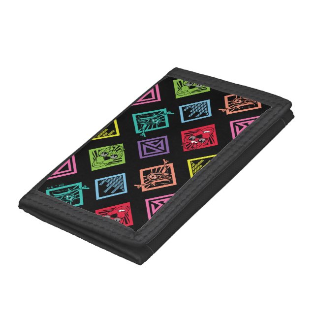 DJ Scooby-Doo Pattern Tri-fold Wallet (Bottom)