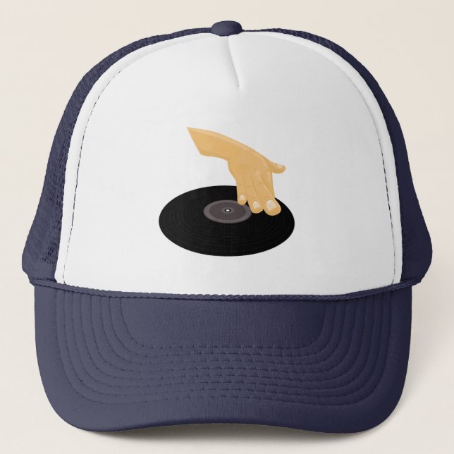 Dj Scratch Trucker Hat (Front)
